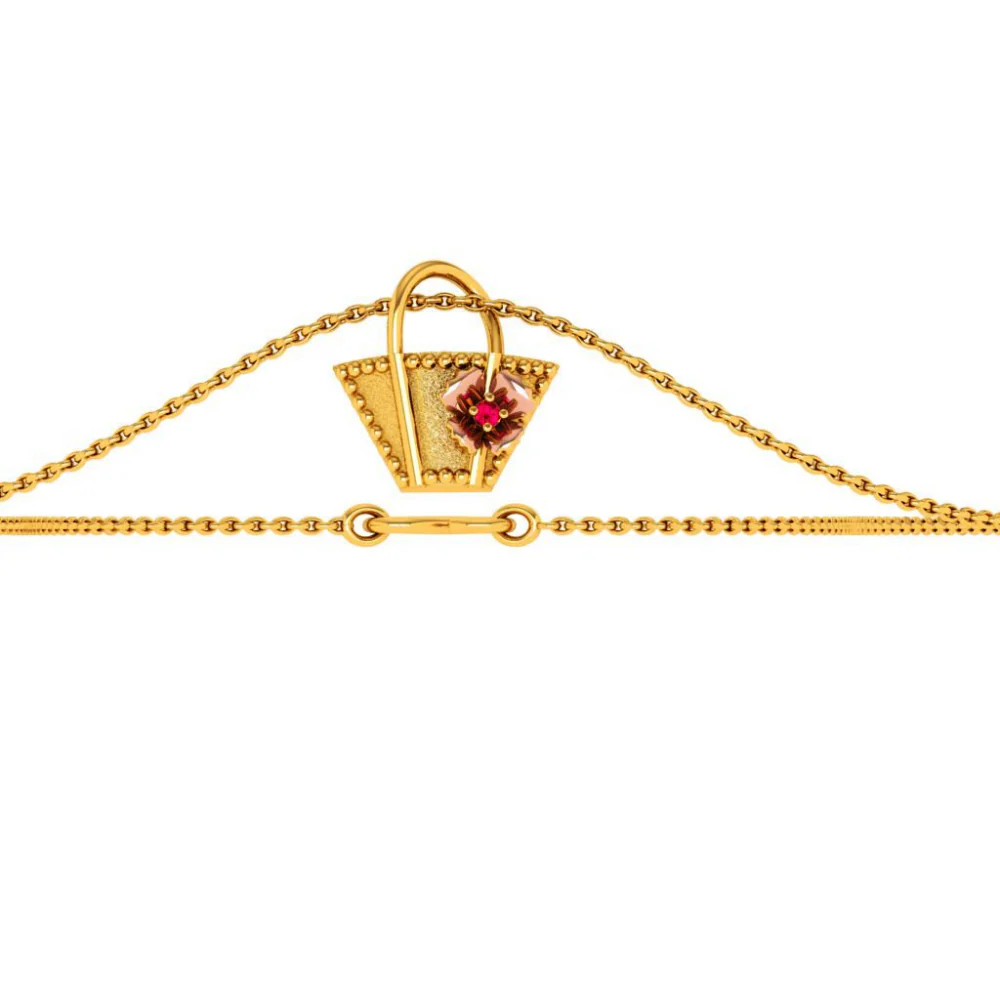 22KT (916) Yellow Gold Pendant For Woman - Image 9