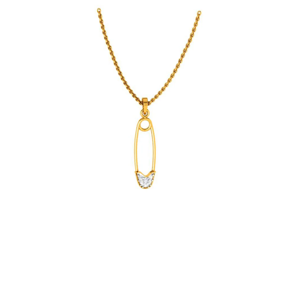 22KT (916) Yellow Gold Pendant For Woman - Image 4