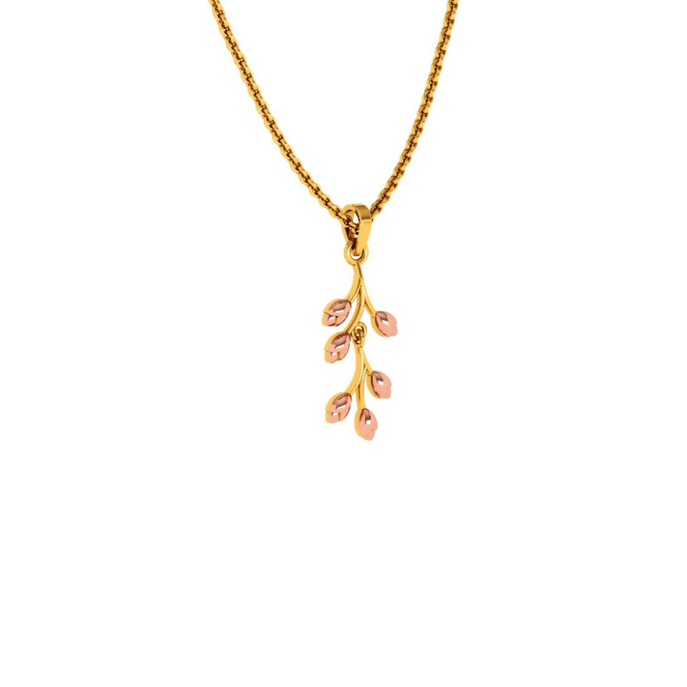 22KT (916) Yellow Gold Pendant For Woman - Image 5