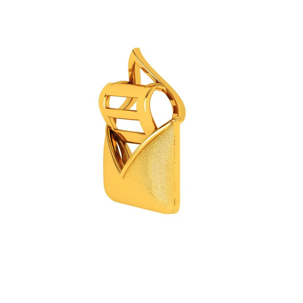 22KT (916) Yellow Gold Pendant For Woman - Image 2