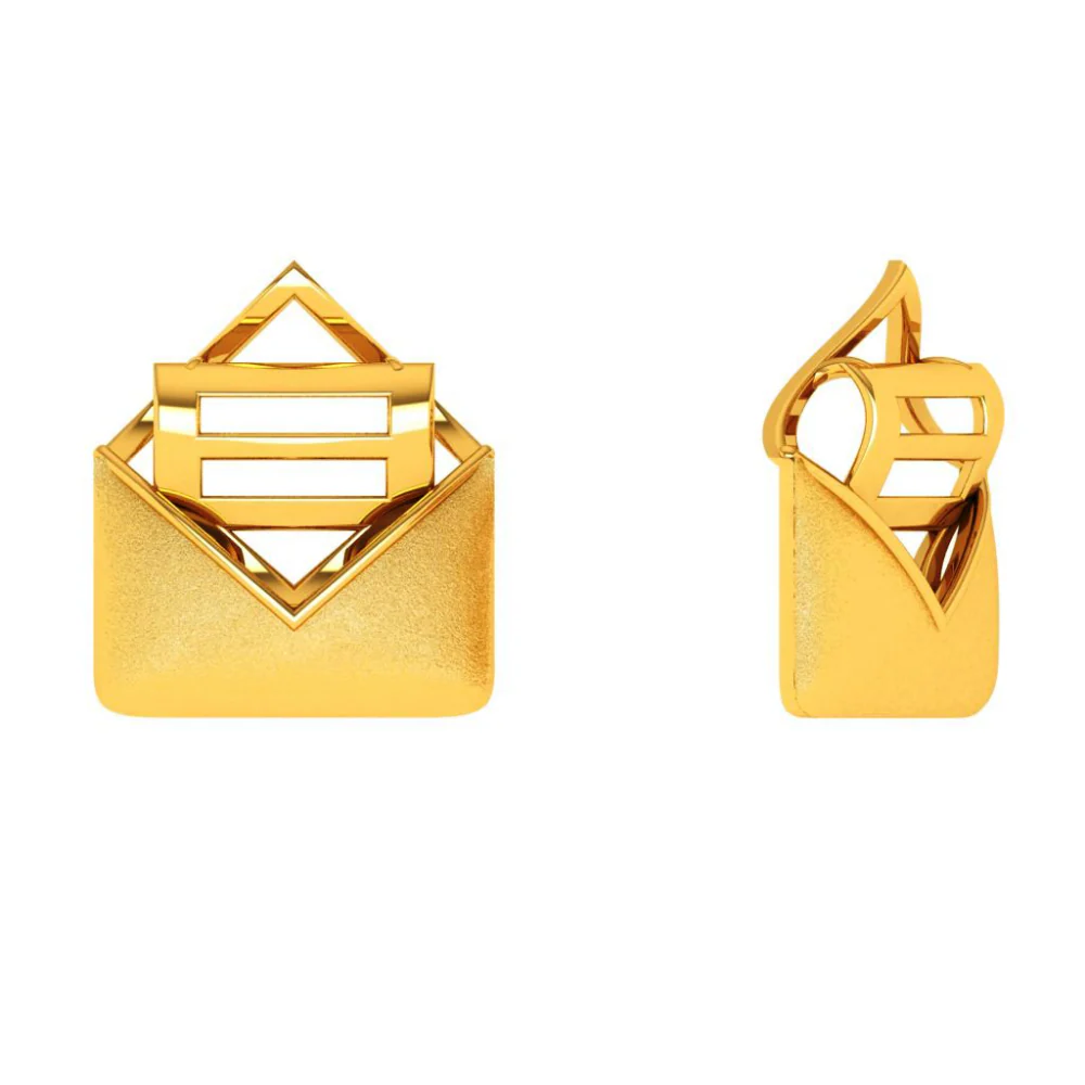 22KT (916) Yellow Gold Pendant For Woman - Image 3