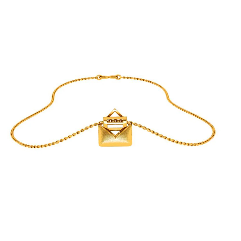 22KT (916) Yellow Gold Pendant For Woman - Image 4