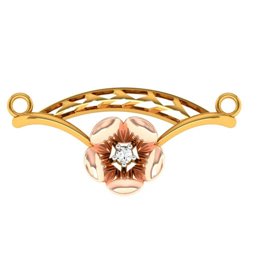22KT (916) Yellow Gold Pendant For Women