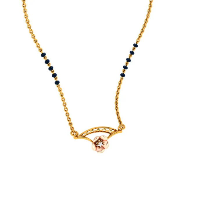 22KT (916) Yellow Gold Pendant For Women - Image 6