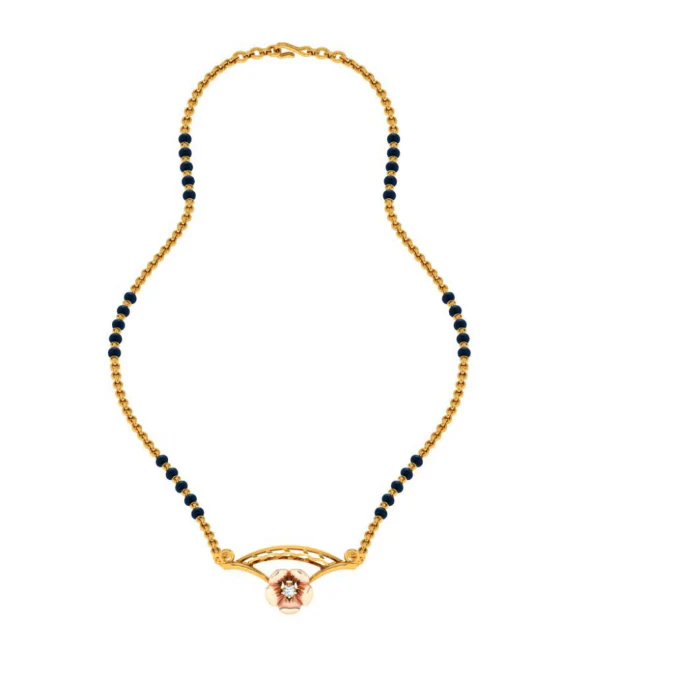 22KT (916) Yellow Gold Pendant For Women - Image 7