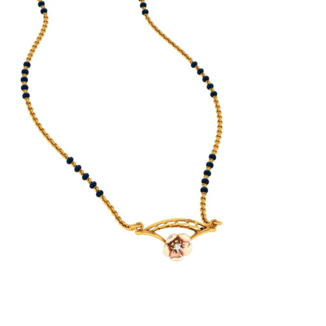 22KT (916) Yellow Gold Pendant For Women - Image 8