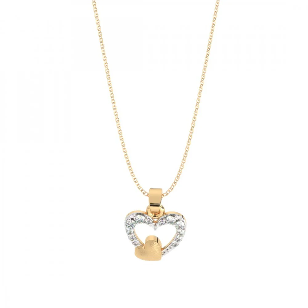 22KT (916) Yellow Gold Pendant For Women - Image 5