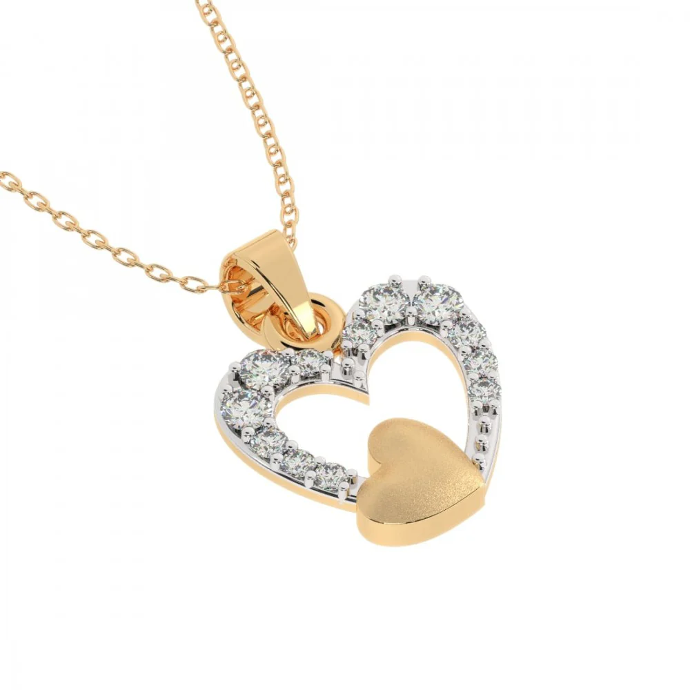 22KT (916) Yellow Gold Pendant For Women - Image 9