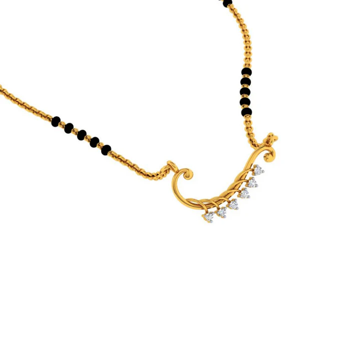 22KT (916) Yellow Gold Pendant For Women - Image 5