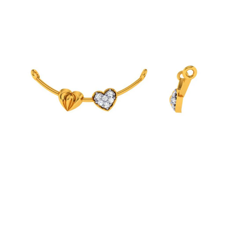 22KT (916) Yellow Gold Pendant For Women - Image 2