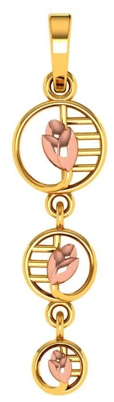 22KT (916) Yellow Gold Pendant For Women