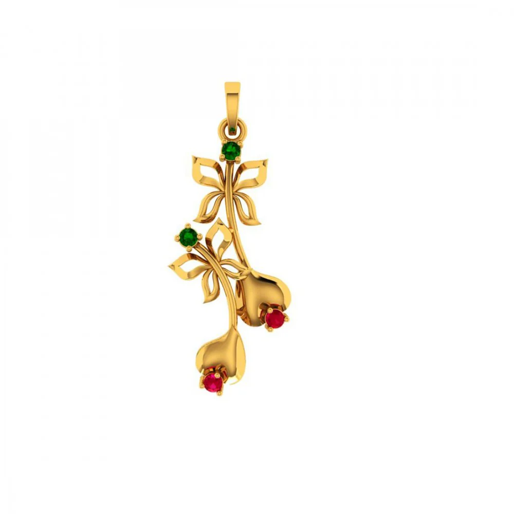 22KT (916) Yellow Gold Pendant For Women