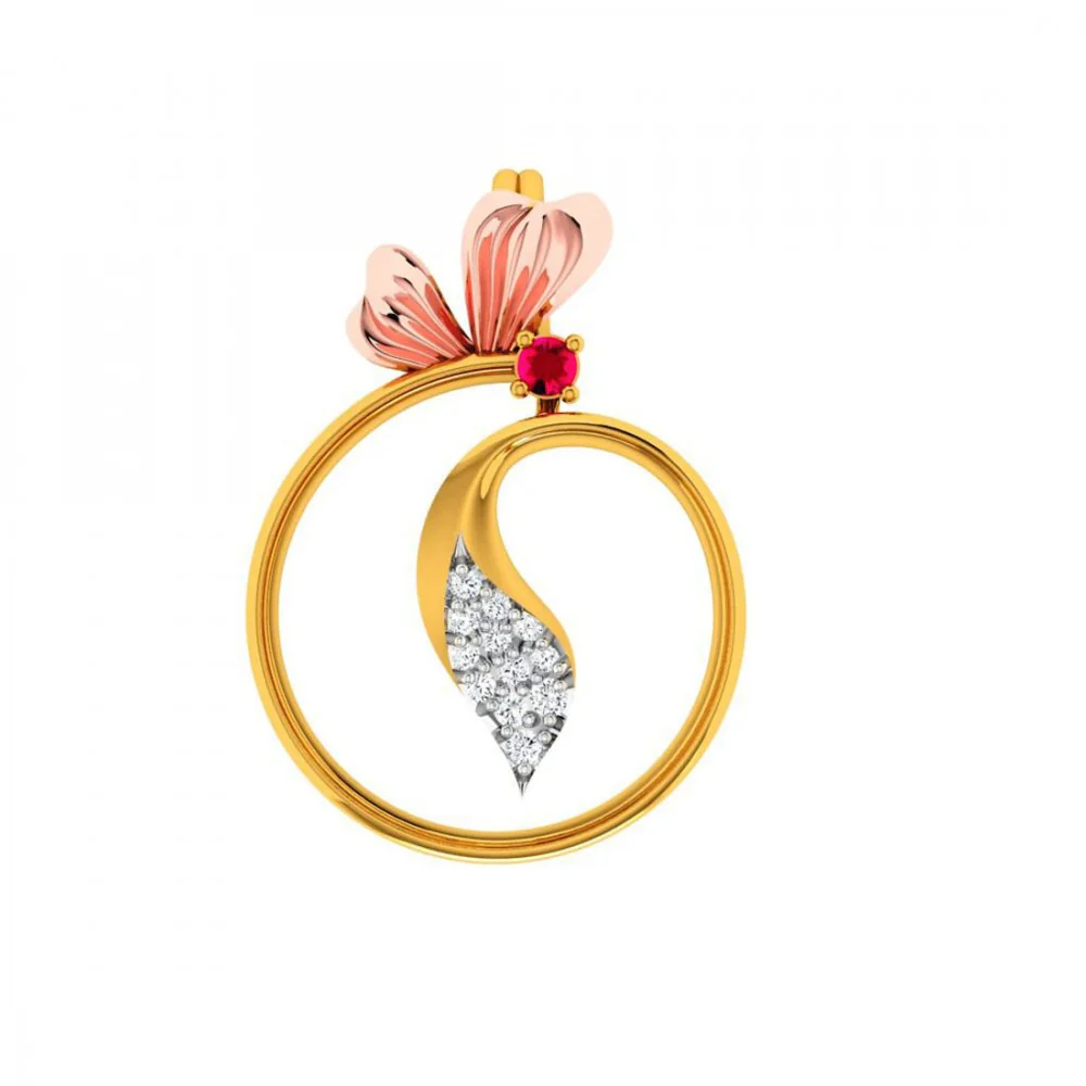 22KT (916) Yellow Gold Pendant For Women