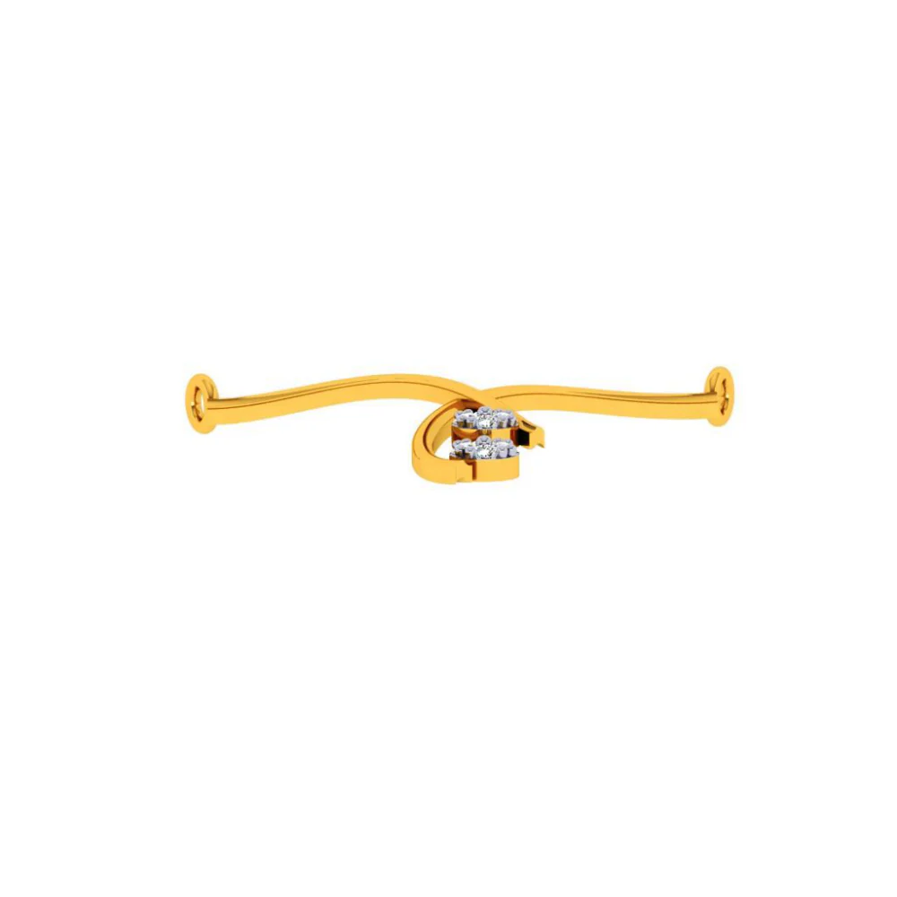 22KT (916) Yellow Gold Pendant For Women - Image 2