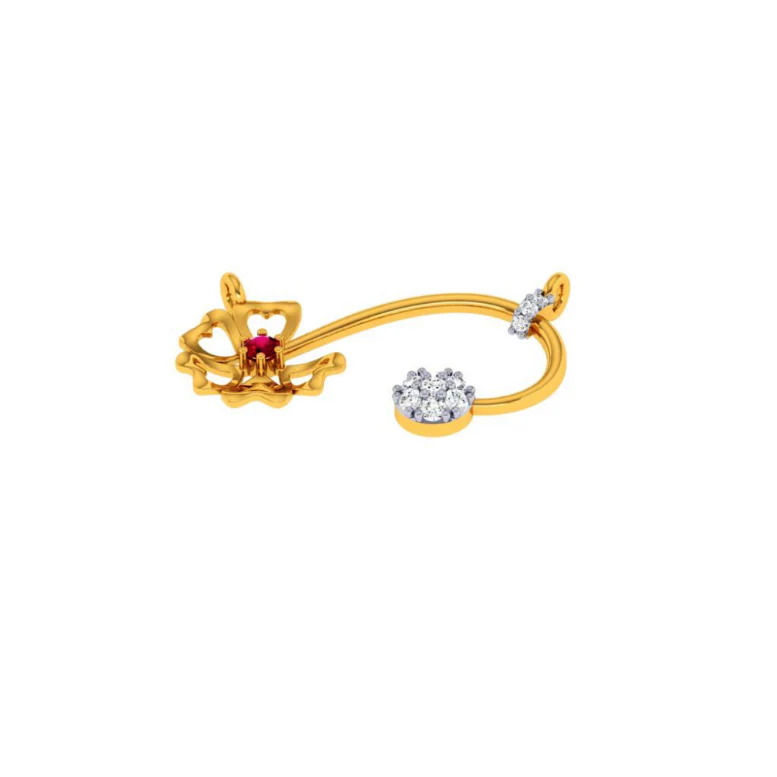 22KT (916) Yellow Gold Pendant For Women - Image 3