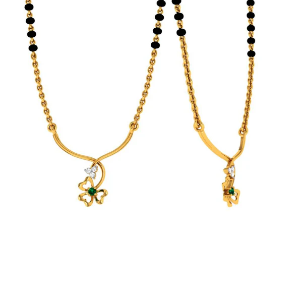 22KT (916) Yellow Gold Pendant For Women - Image 9