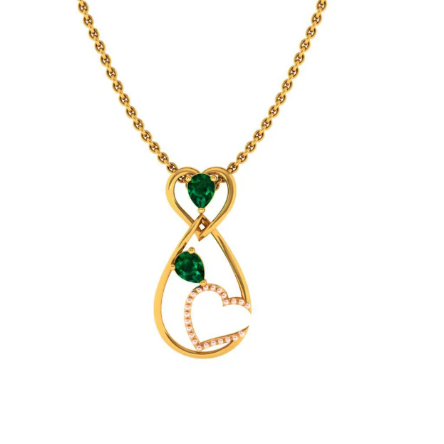 22KT (916) Yellow Gold Pendant For Women