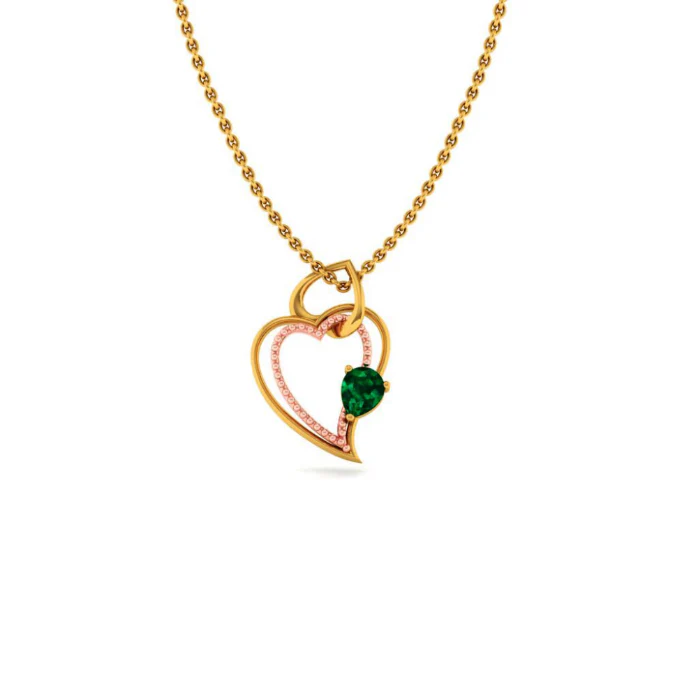 22KT (916) Yellow Gold Pendant For Women
