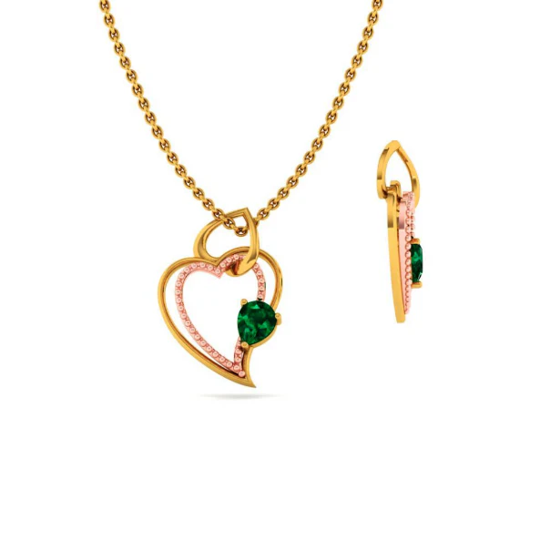 22KT (916) Yellow Gold Pendant For Women - Image 6