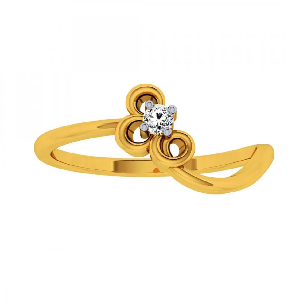 22KT (916) Yellow Gold Ring For Women