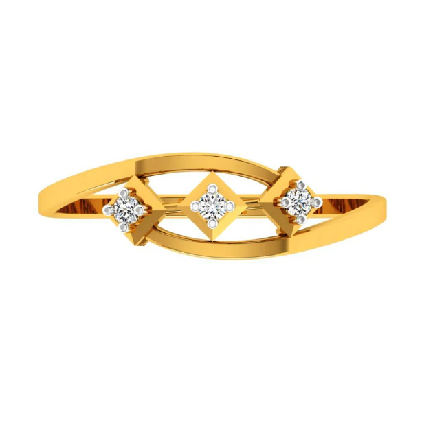 22KT (916) Yellow Gold Ring For Women