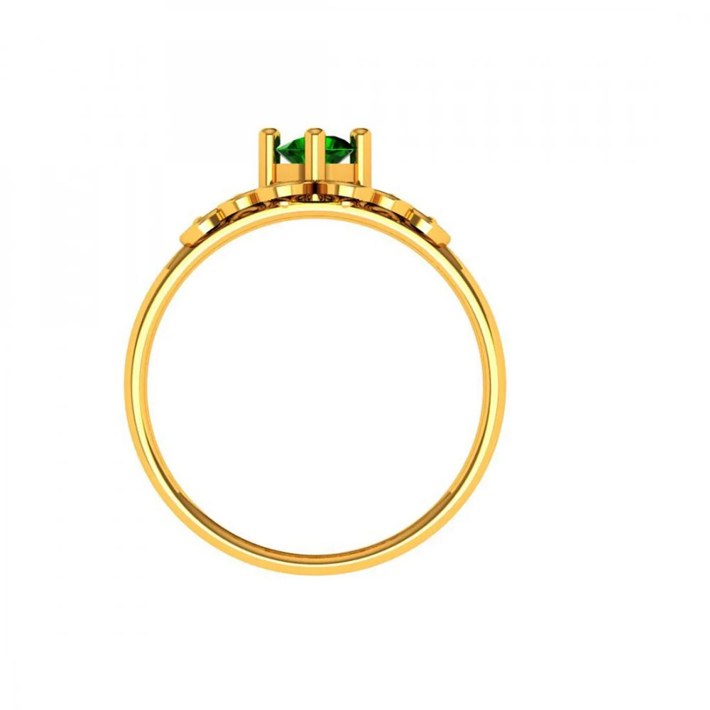 22KT (916) Yellow Gold Ring For Women - Image 3