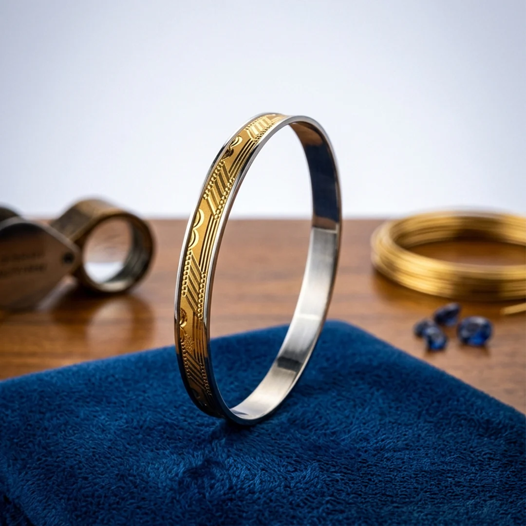 22KT Gold Everline Noa Bangle for Women (Size 2-5)