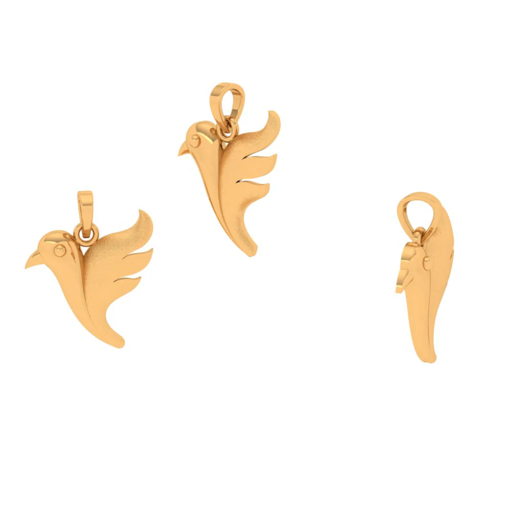 22KT Gold Locket Design For Ladies Exclusively From Online Exclusive - Image 3