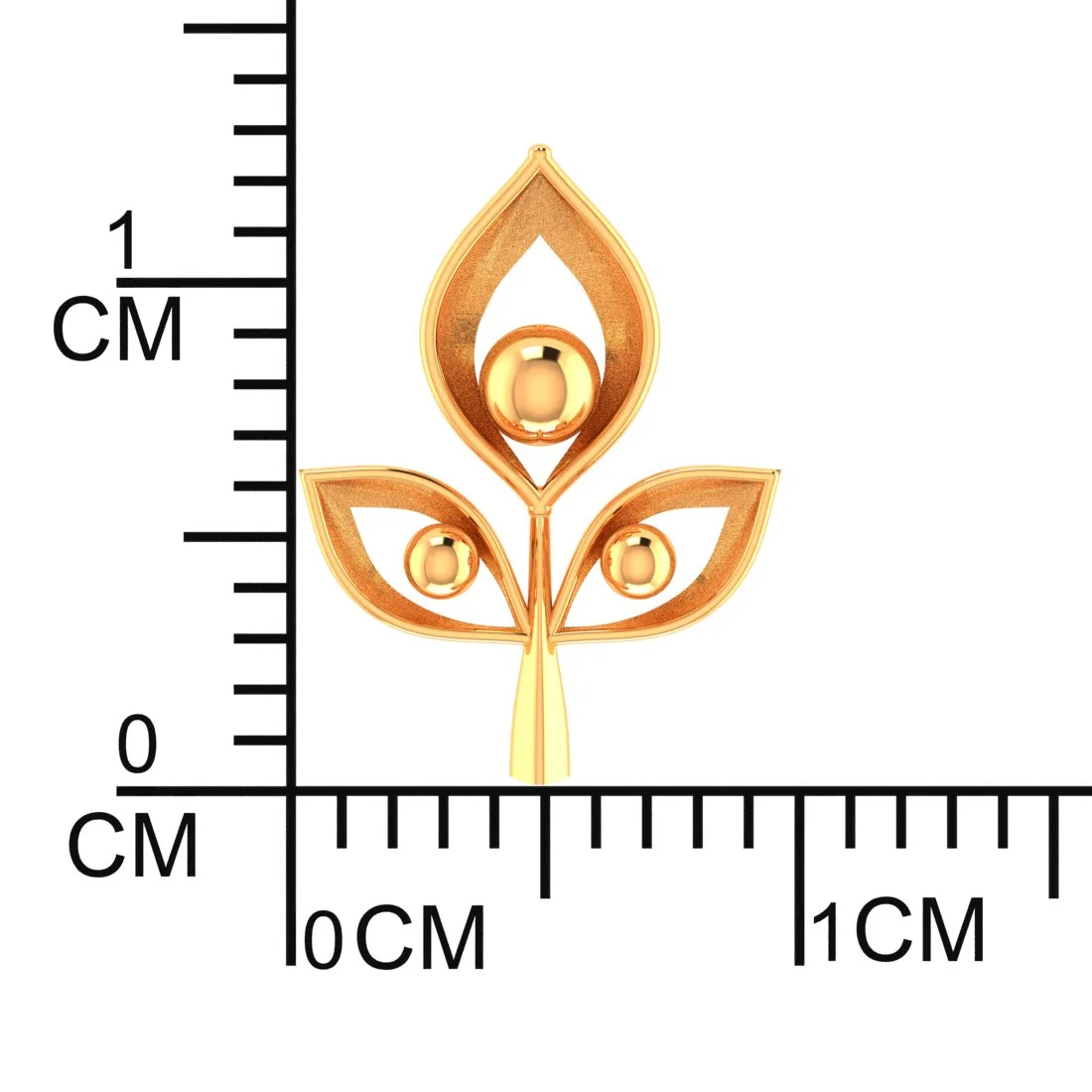 22KT Gold Maa Durga Shakti Pendant (Without Chain) - Image 4