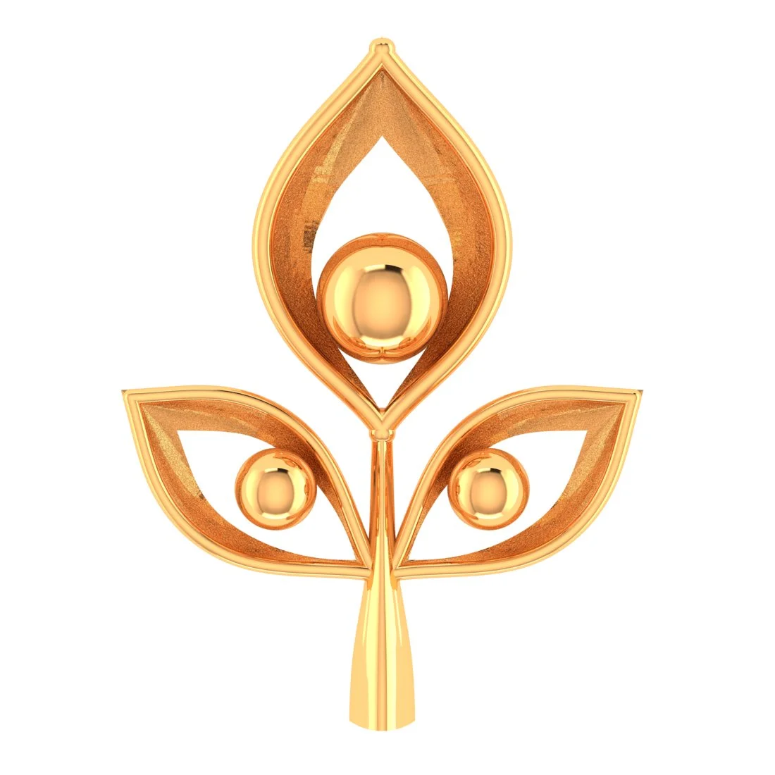 22KT Gold Maa Durga Shakti Pendant (Without Chain) - Image 5