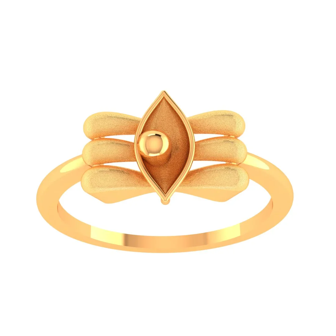 22KT Gold Trinetra Divine Grace Ring for Women & Girls - Image 5