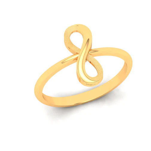 22KT Infinity Design Gold Ring From Goldlites Collection - Image 5