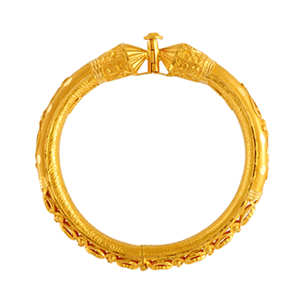 22KT Yellow Gold Bangle For Women