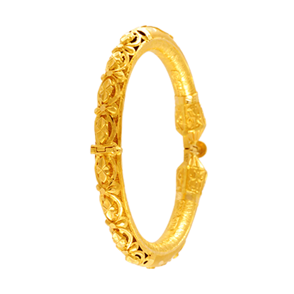 22KT Yellow Gold Bangle For Women - Image 3