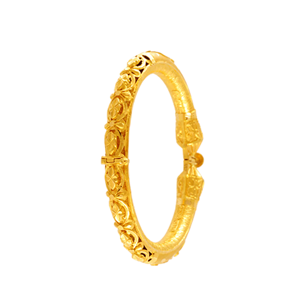 22KT Yellow Gold Bangle For Women - Image 2