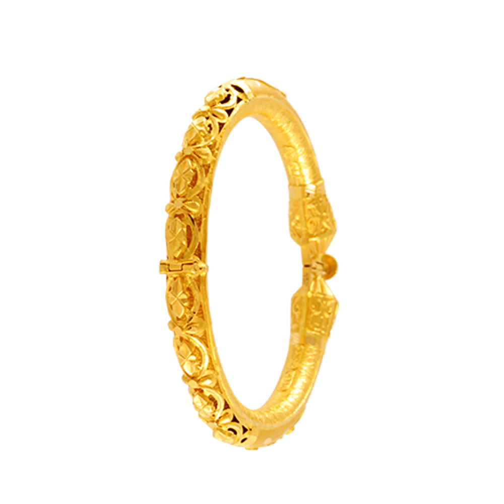 22KT Yellow Gold Bangle For Women - Image 2