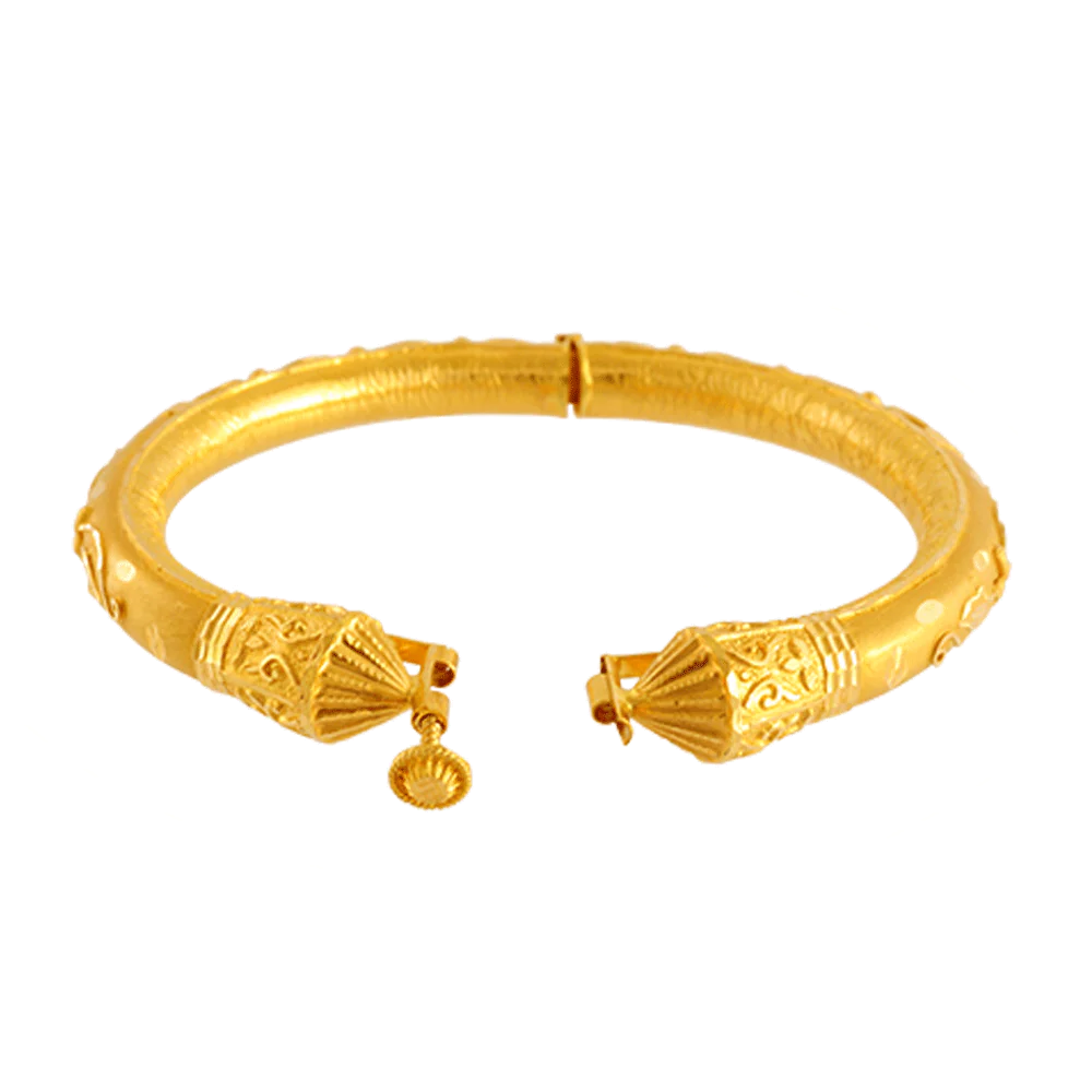 22KT Yellow Gold Bangle For Women