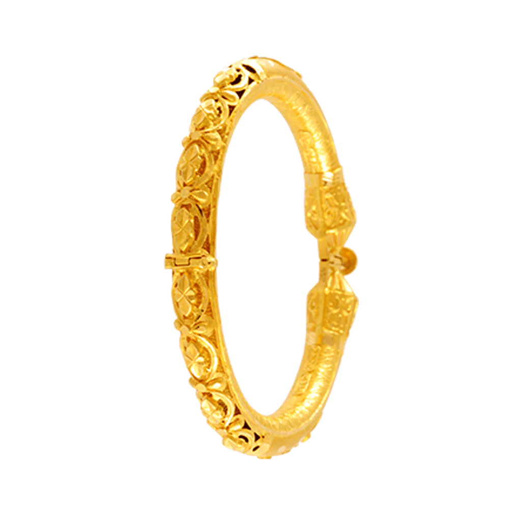 22KT Yellow Gold Bangle For Women - Image 2