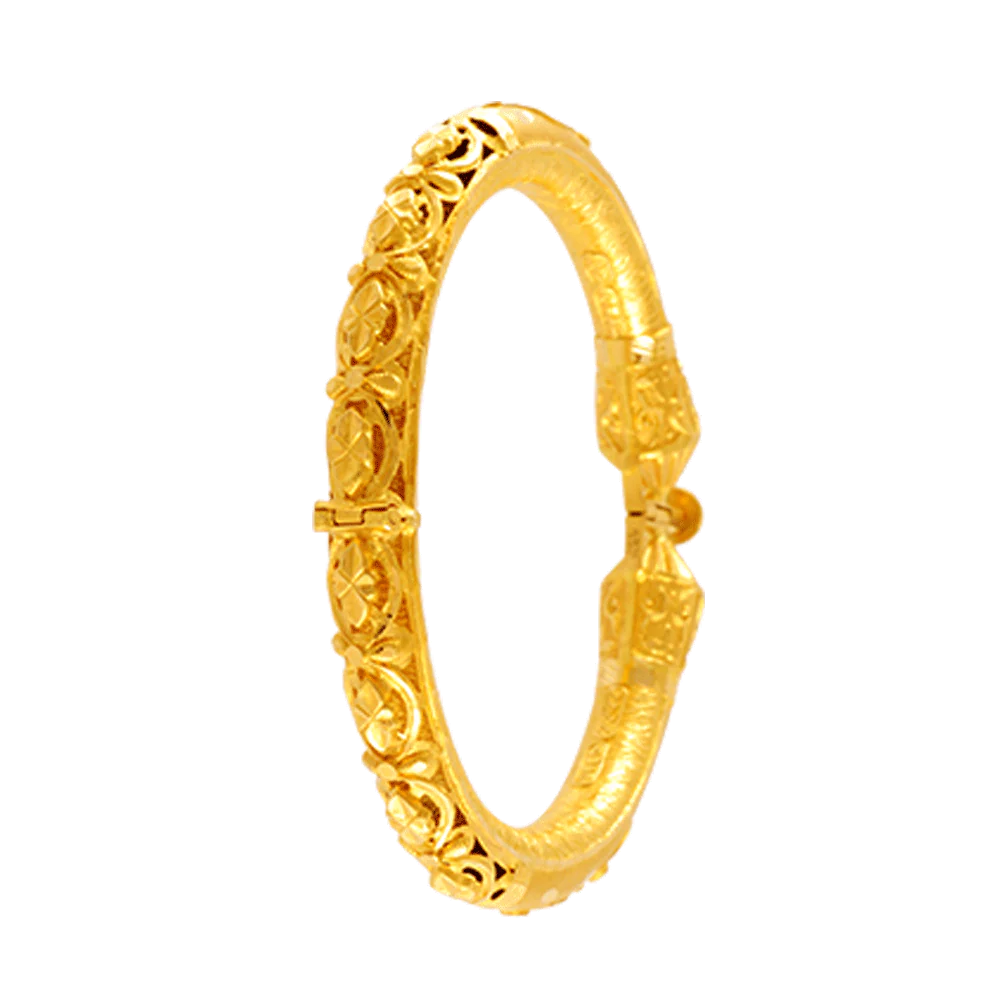 22KT Yellow Gold Bangle For Women - Image 2