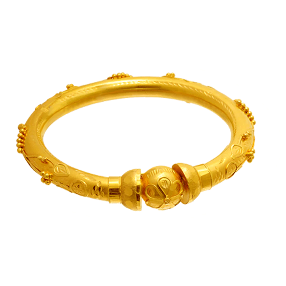 22KT Yellow Gold Bangle For Women