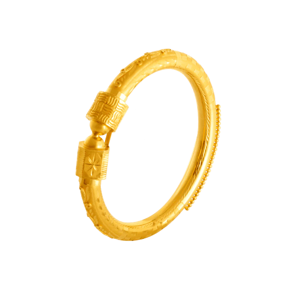 22KT Yellow Gold Bangle For Women - Image 2