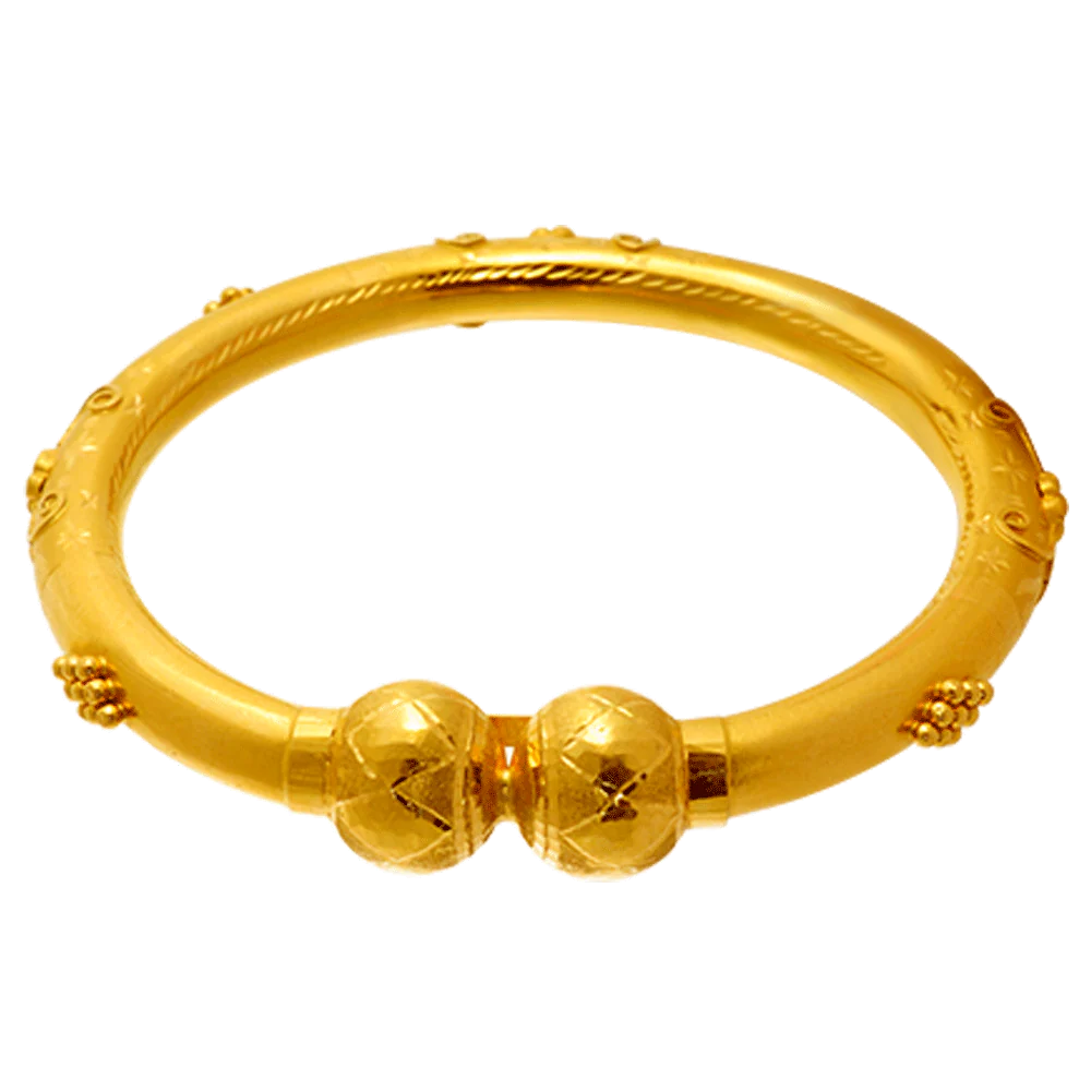 22KT Yellow Gold Bangle For Women