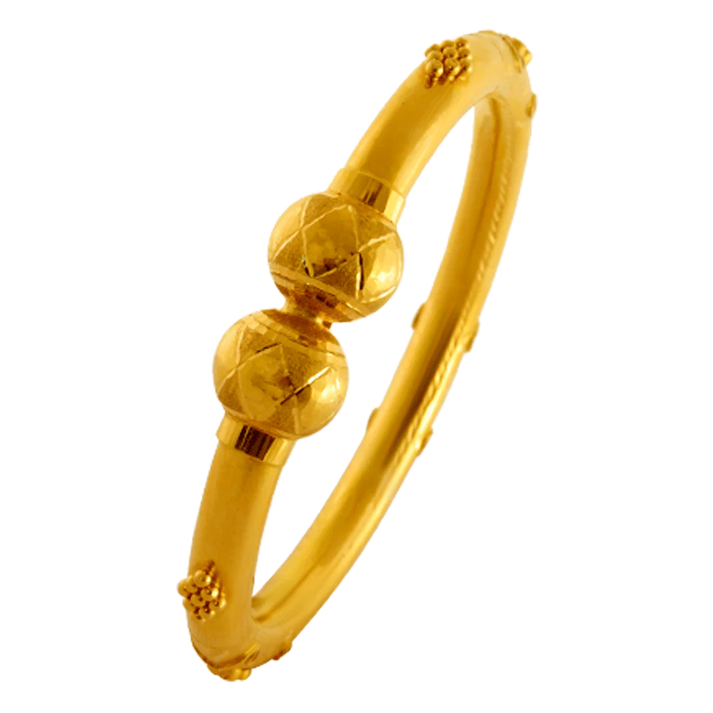 22KT Yellow Gold Bangle For Women - Image 4