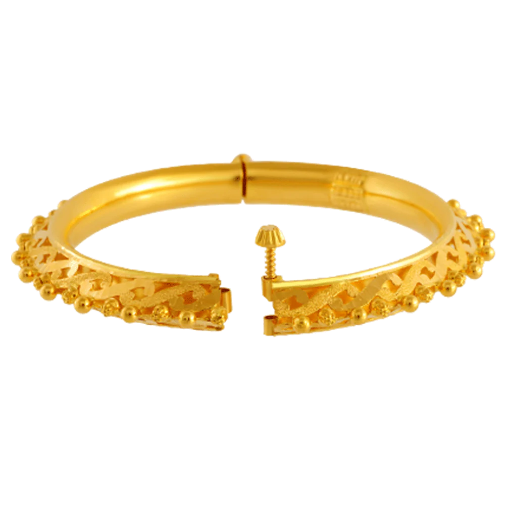 22KT Yellow Gold Bangle For Women