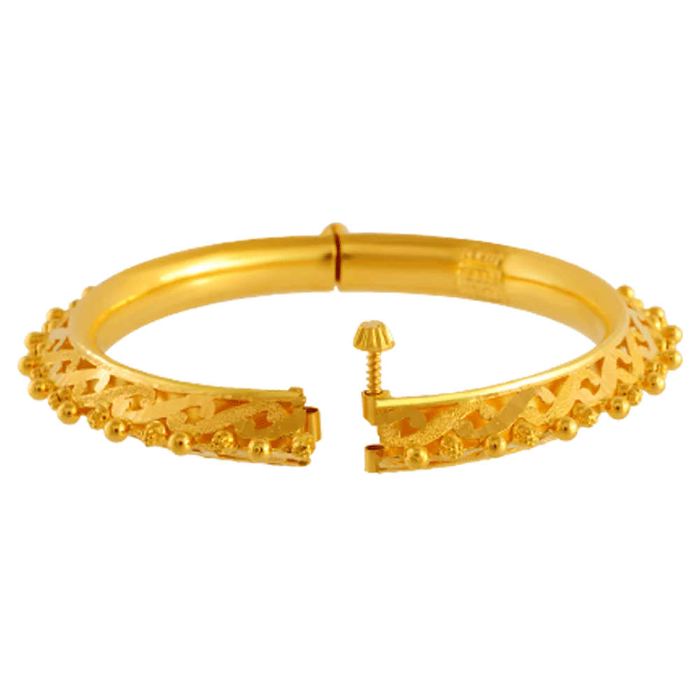 22KT Yellow Gold Bangle For Women