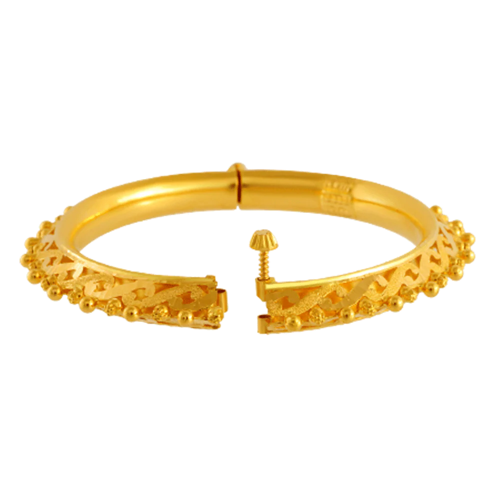 22KT Yellow Gold Bangle For Women