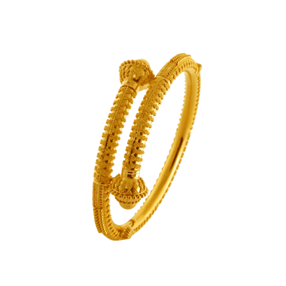 22KT Yellow Gold Bangle For Women