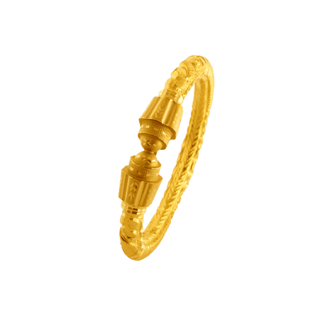22KT Yellow Gold Bangle For Women - Image 5