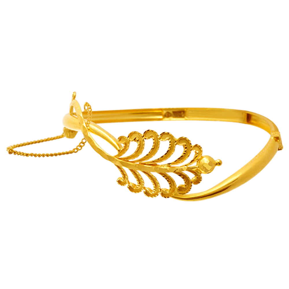 22KT Yellow Gold Bangle For Women