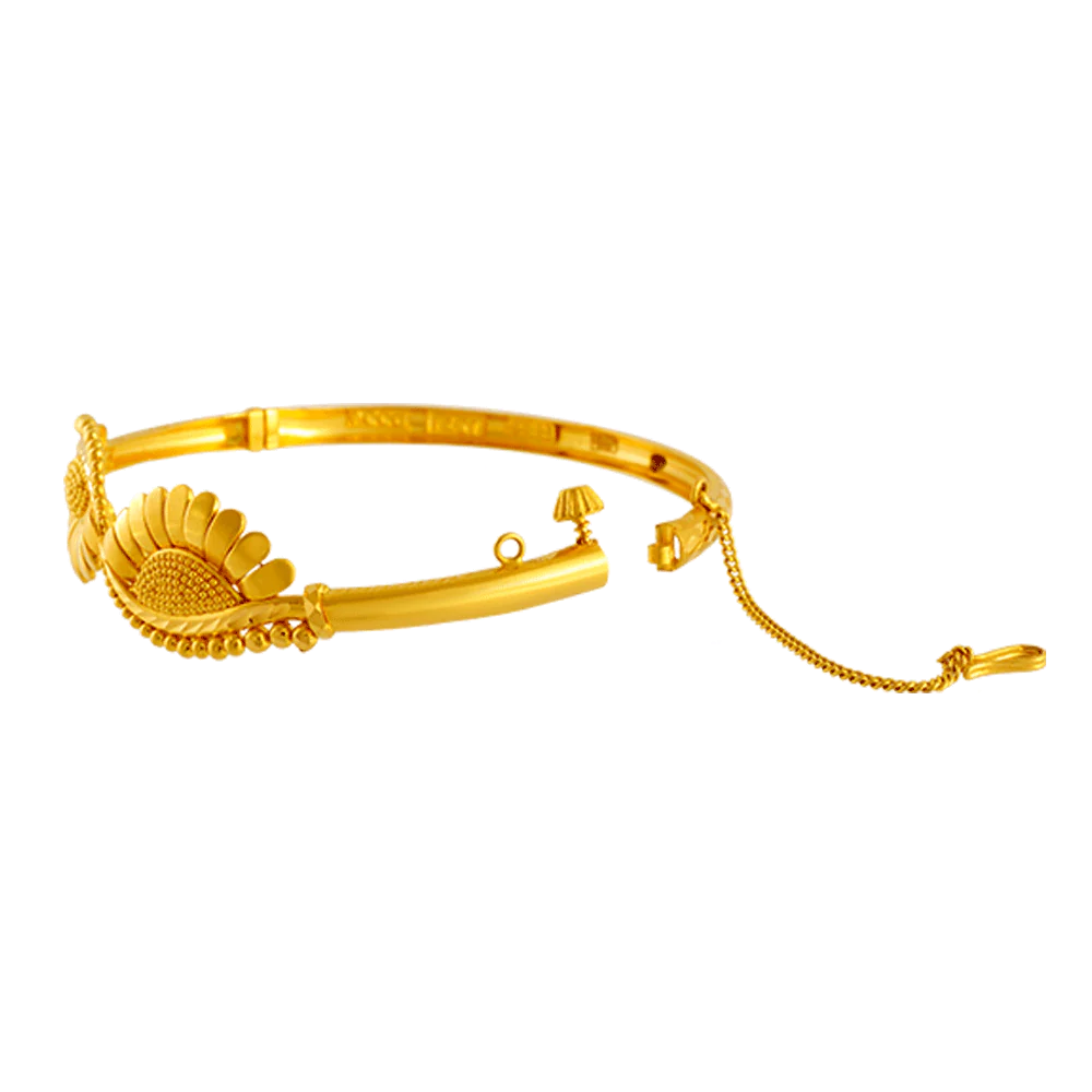 22KT Yellow Gold Bangle For Women - Image 2